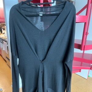 RUDSAK WOOL OVERSIZED LONG CARDIGAN